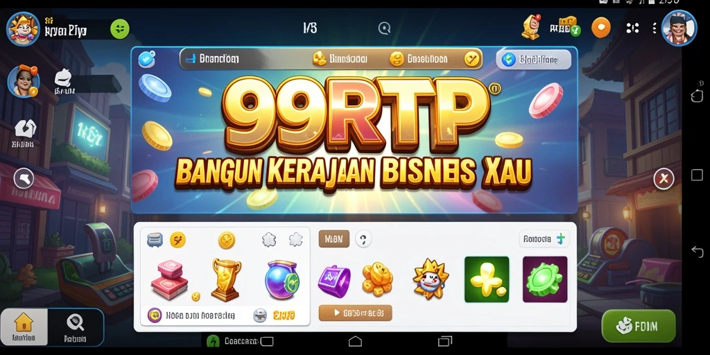 Tampilan gameplay menawan dari 99RTP dengan elemen Tycoon yang menarik.
