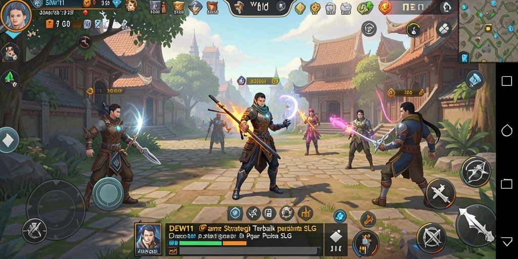 Tampilan gameplay menarik dari DEWI11 dengan strategi mendalam.
