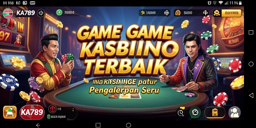 Screenshot menunjukkan gameplay kasino yang seru dan menarik di KA789.