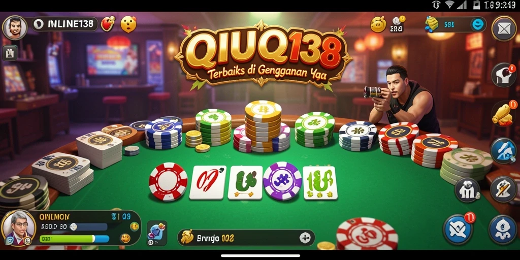 Gameplay seru QiuQiu di ONLINE138 dengan tampilan menarik.
