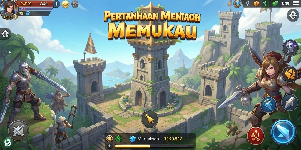 Menampilkan aksi seru di RAP89 saat melawan serangan musuh.