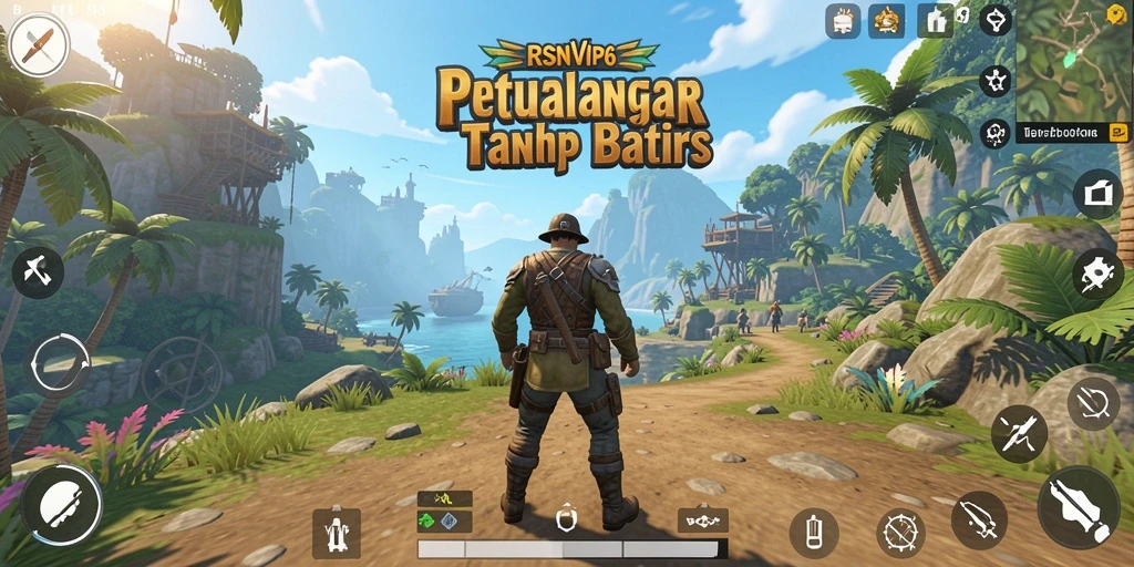 Screenshot menampilkan petualangan seru dalam dunia terbuka RSNVIP6.
