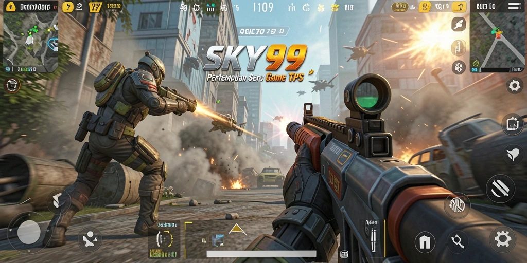 Gameplay menegangkan dalam <strong>SKY99</strong> menampilkan pertempuran epik dan teknik bertahan.