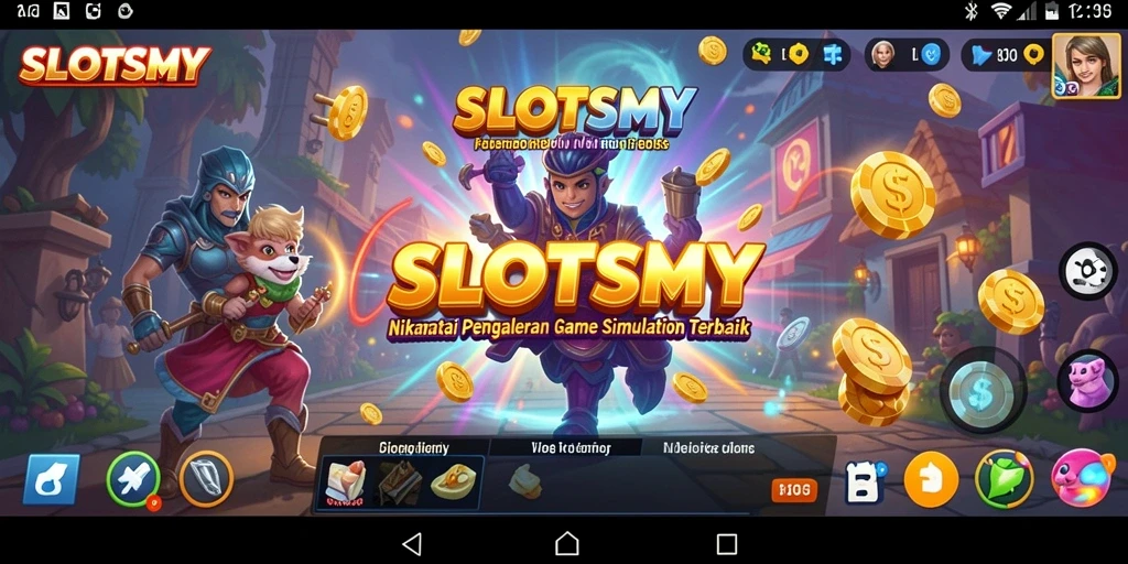 Tampilan menarik dari gameplay SLOTSMY yang menegangkan.