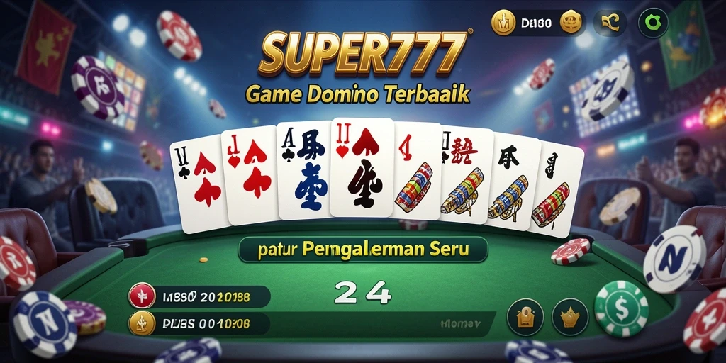 Tangkapan layar menunjukkan pemain asyik bermain Domino.