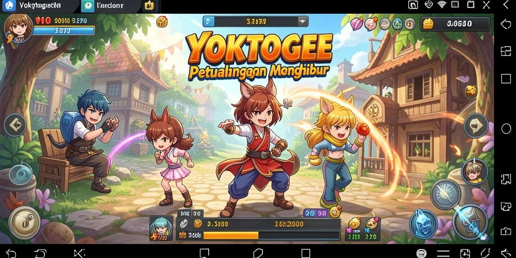 Tampilan gameplay YOKTOGEL dengan karakter Anime yang menarik.